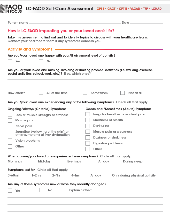 LC-FAOD Self-Assessment Download